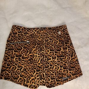 Zara Leopard Print Women's Shorts